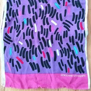 scarf Adrienne Vittadini pink and purple
